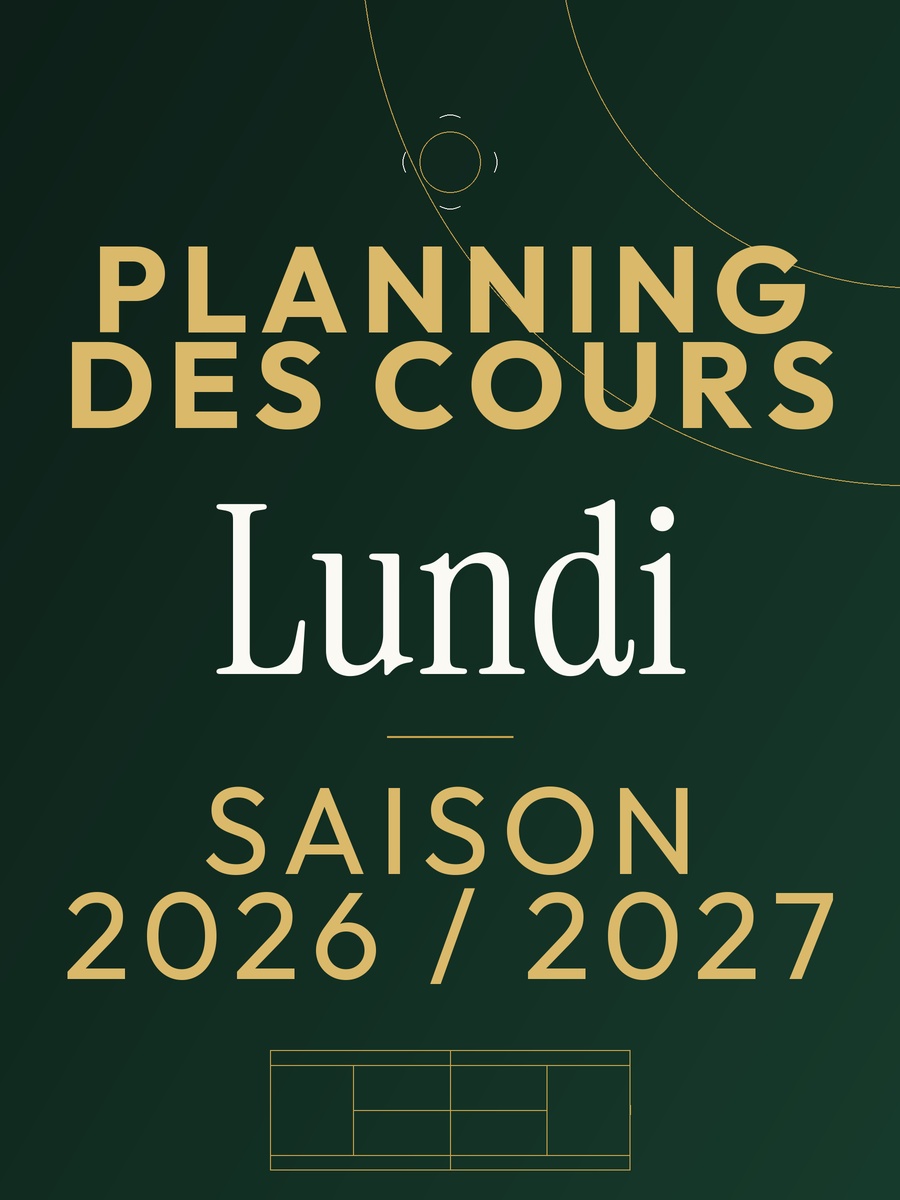 Planning du lundi